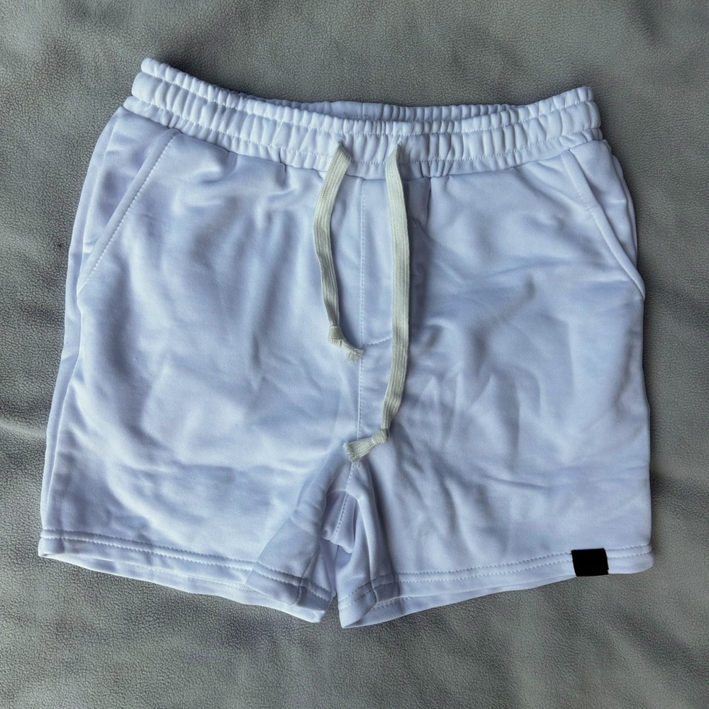 SHEIN Small White Cotton Comfy Shorts